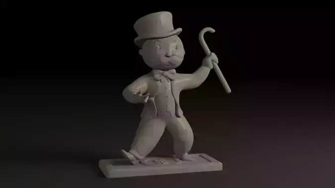 Mr Monopoly 3D print model