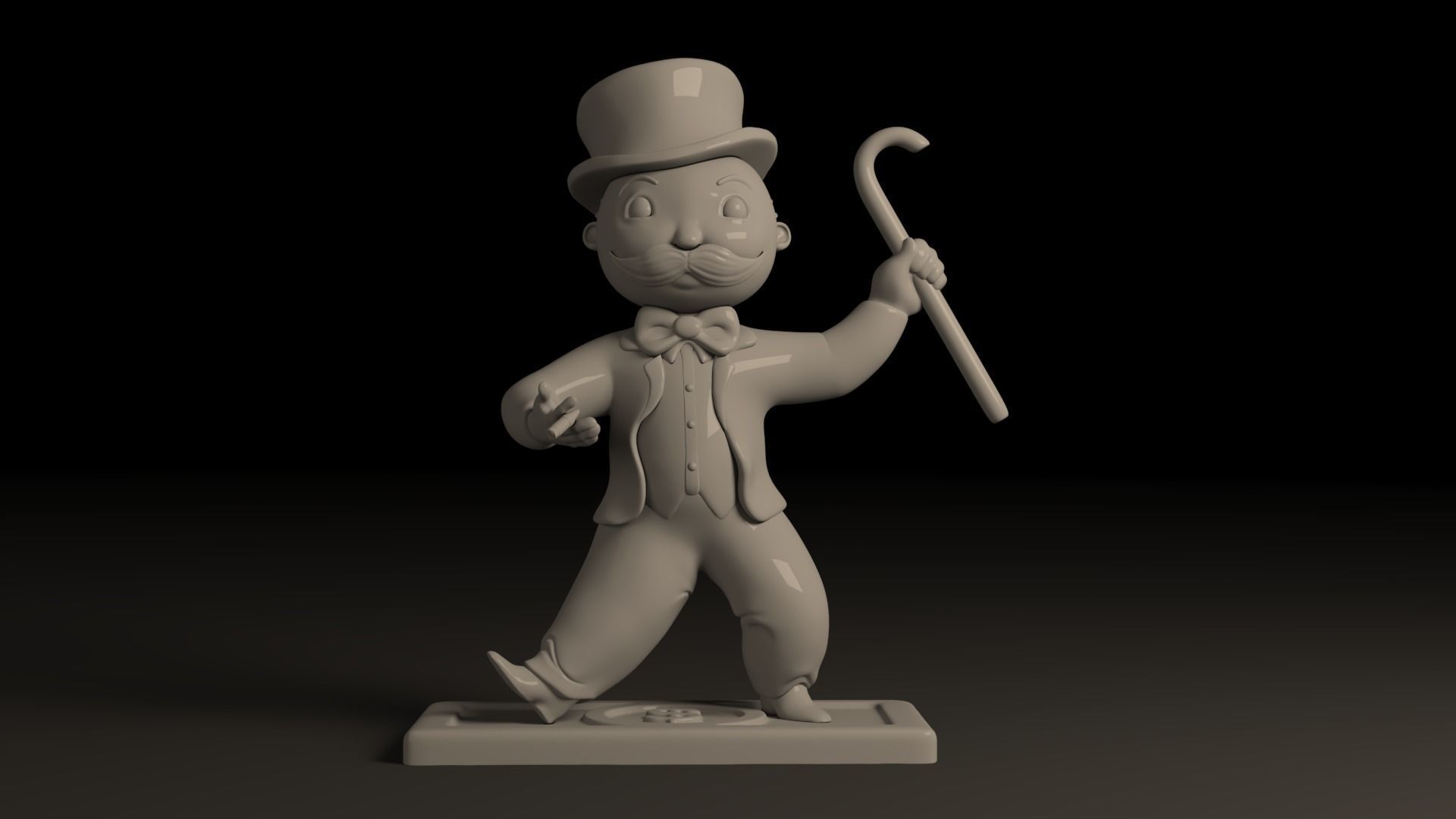 Mr Monopoly 3D print model_2
