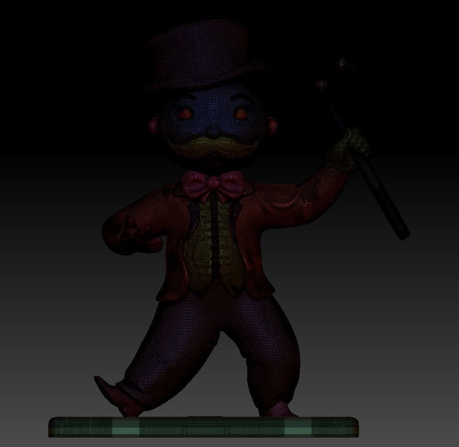 Mr Monopoly 3D print model_7