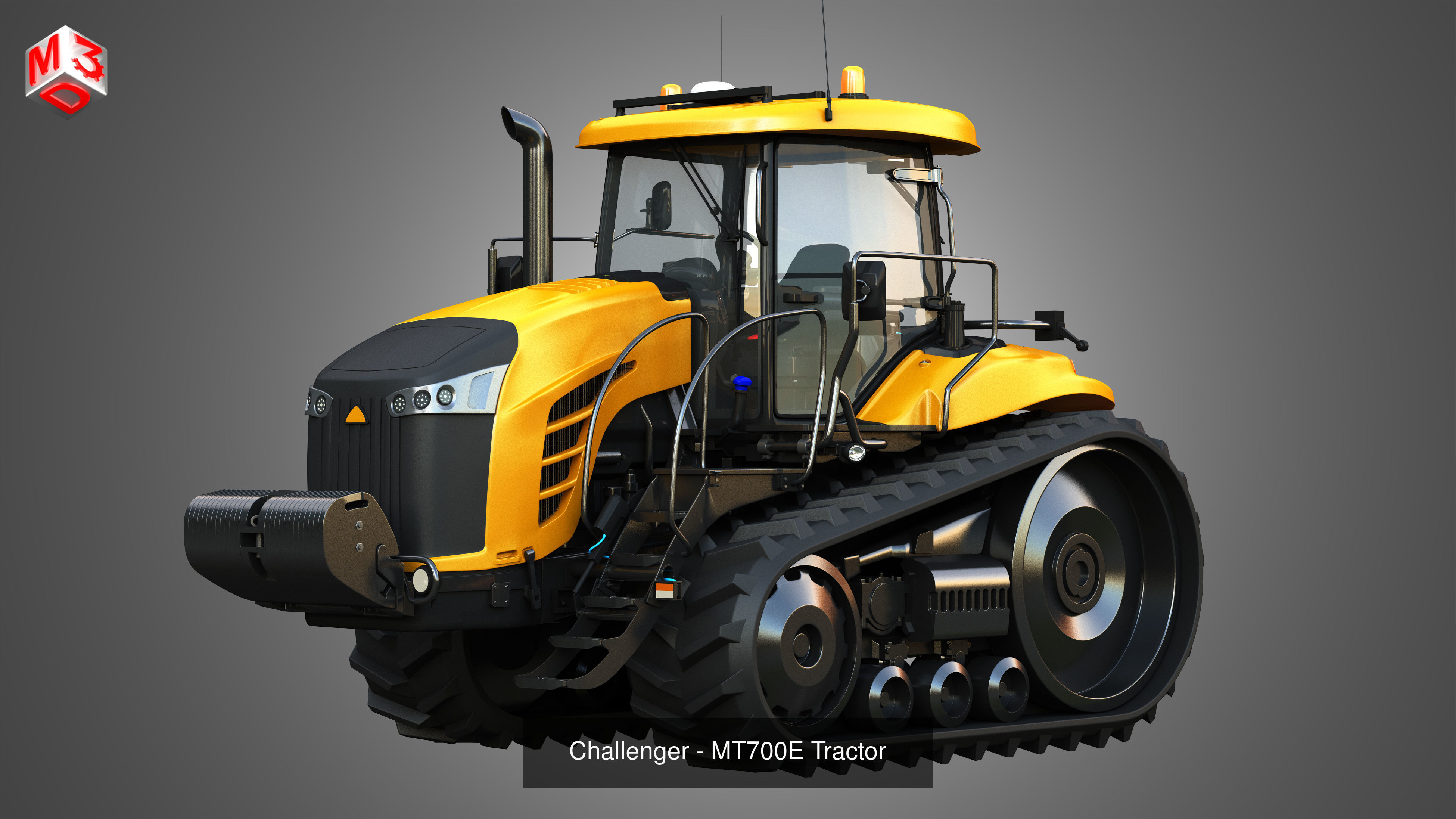 Farming Vehicles and Tools - Package5 - Tractors 3D Model Collection_9
