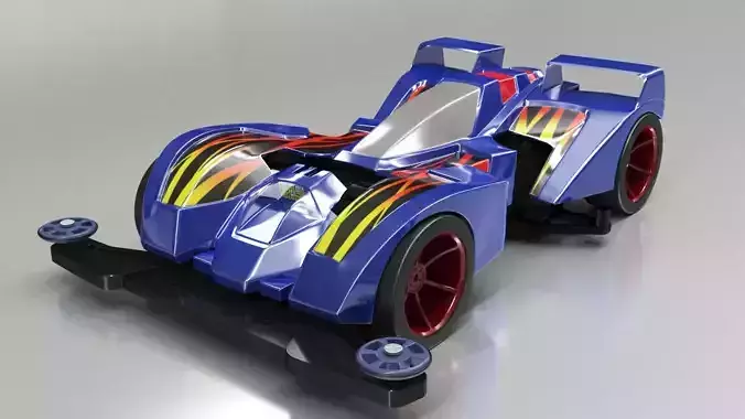 mini4wd car tamiya 3dmodel 