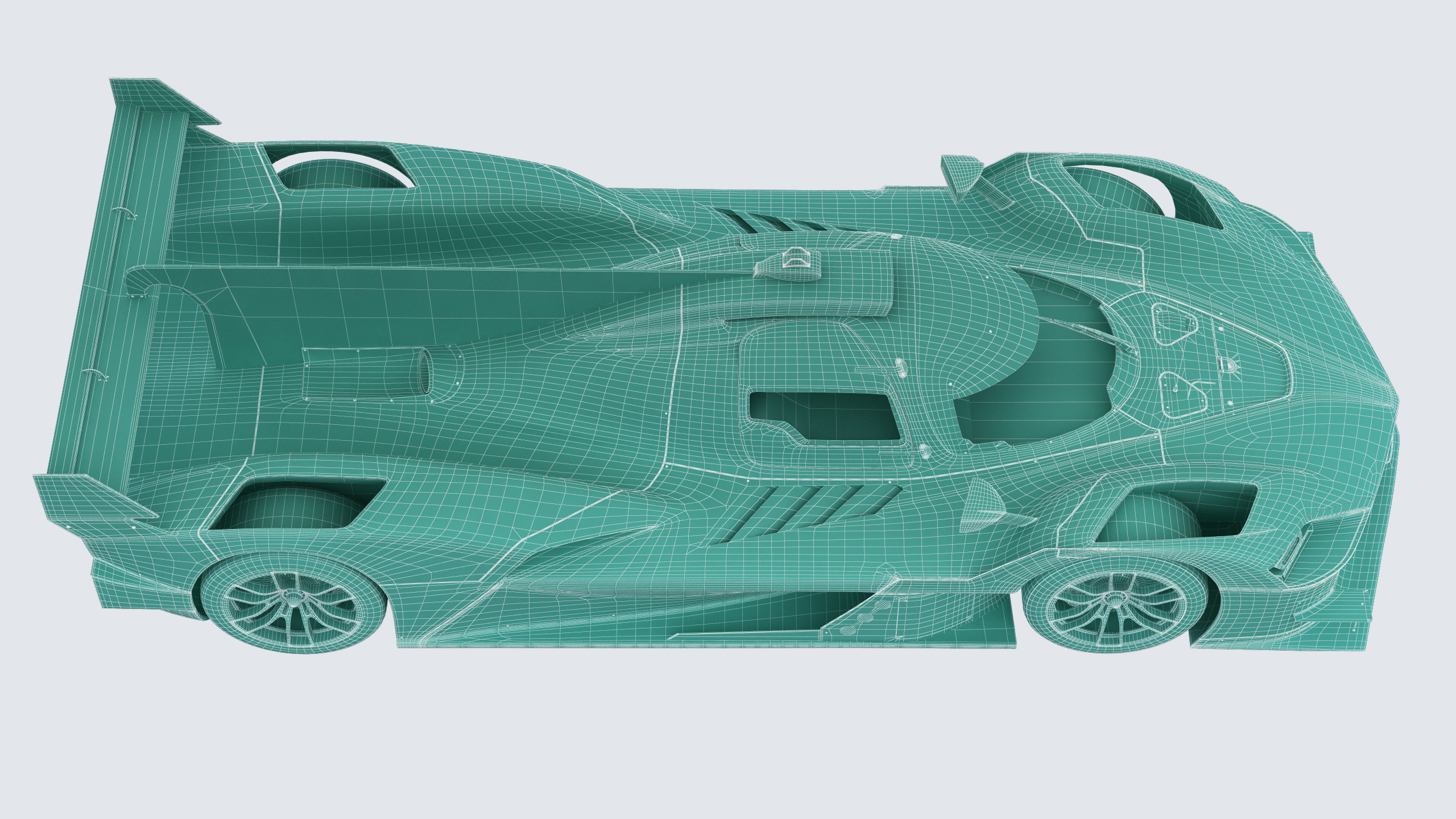 Alpine A424 Lemans 2024 3D model_25