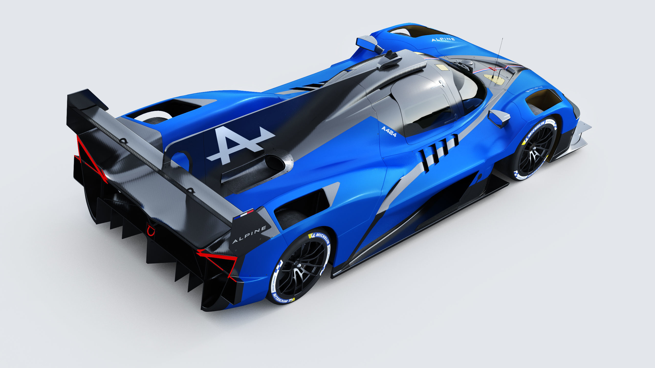 Alpine A424 Lemans 2024 3D model_6