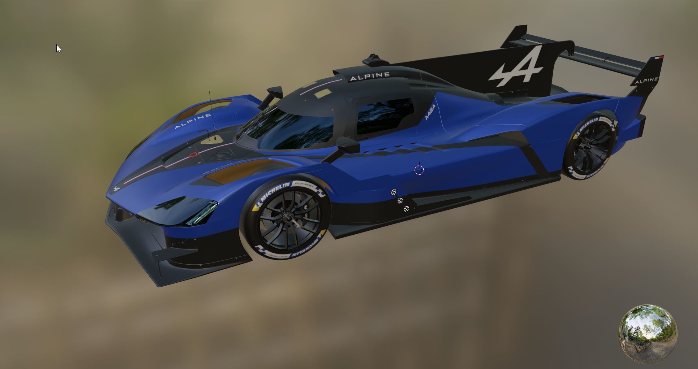 Alpine A424 Lemans 2024 3D model_20