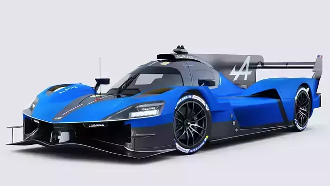 Alpine A424 Lemans 2024 3D model