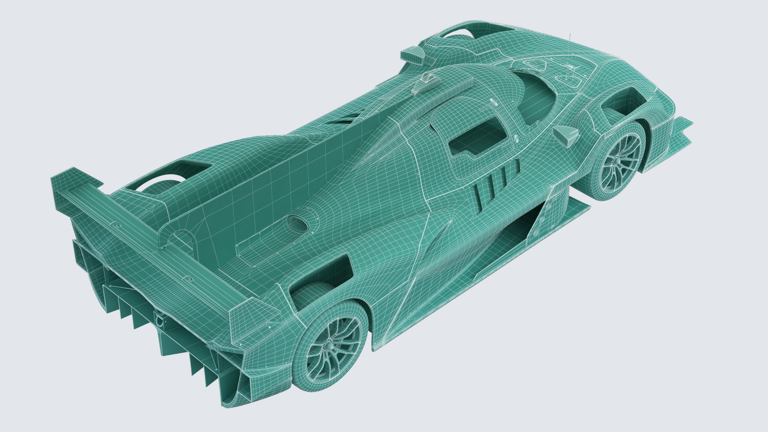 Alpine A424 Lemans 2024 3D model_24