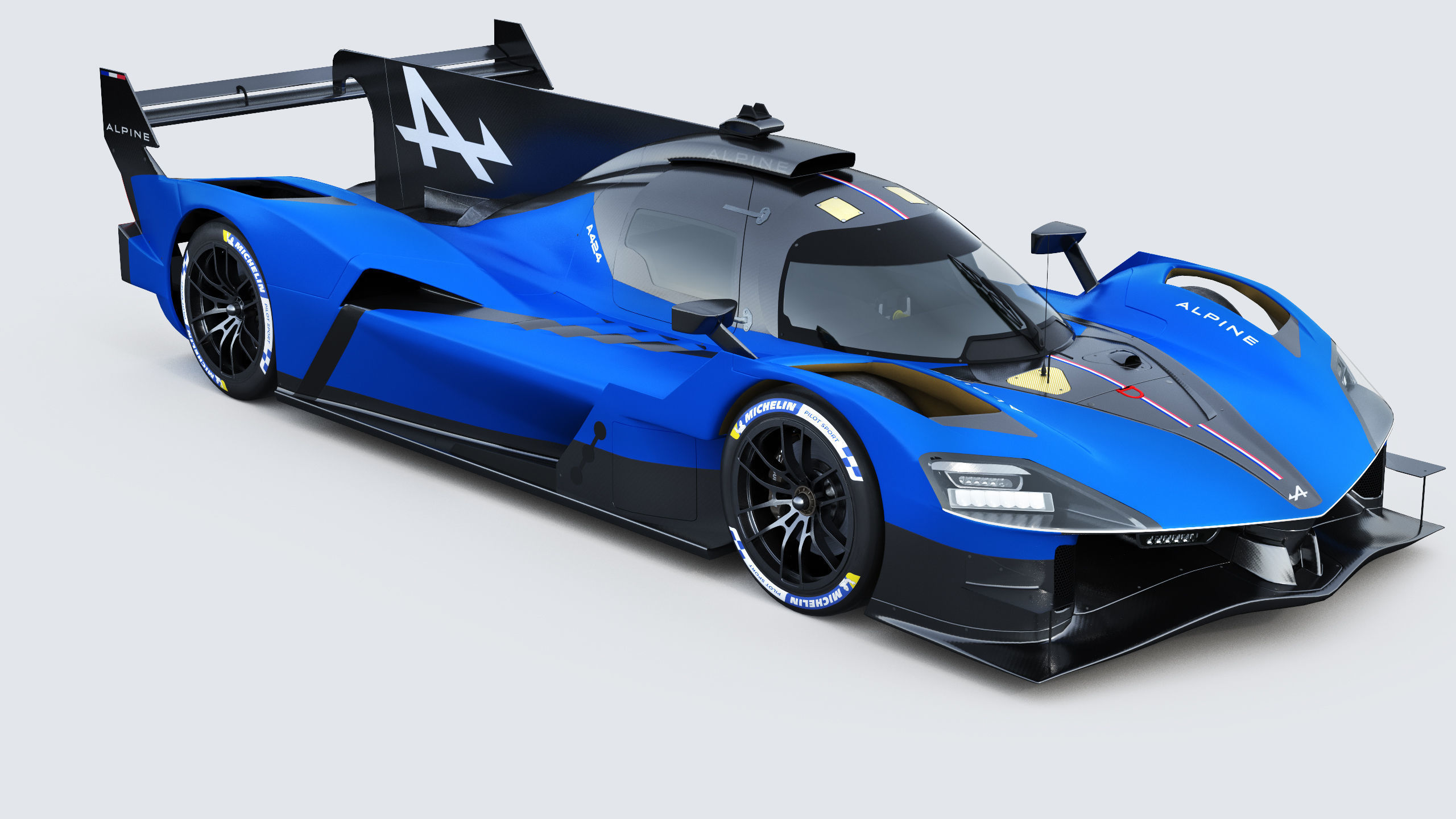 Alpine A424 Lemans 2024 3D model_8