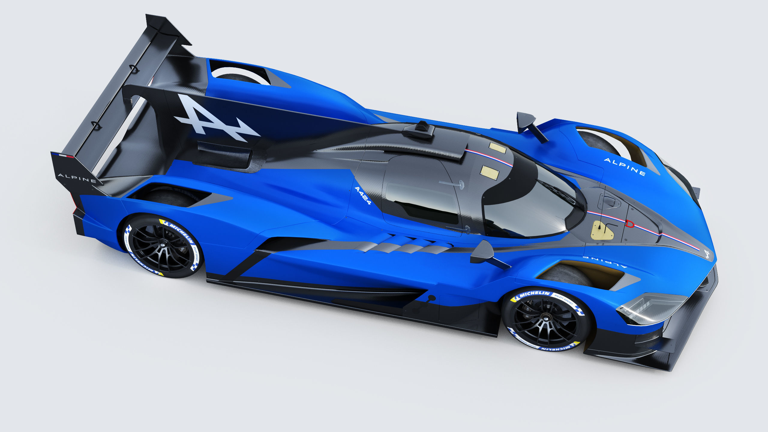 Alpine A424 Lemans 2024 3D model_10