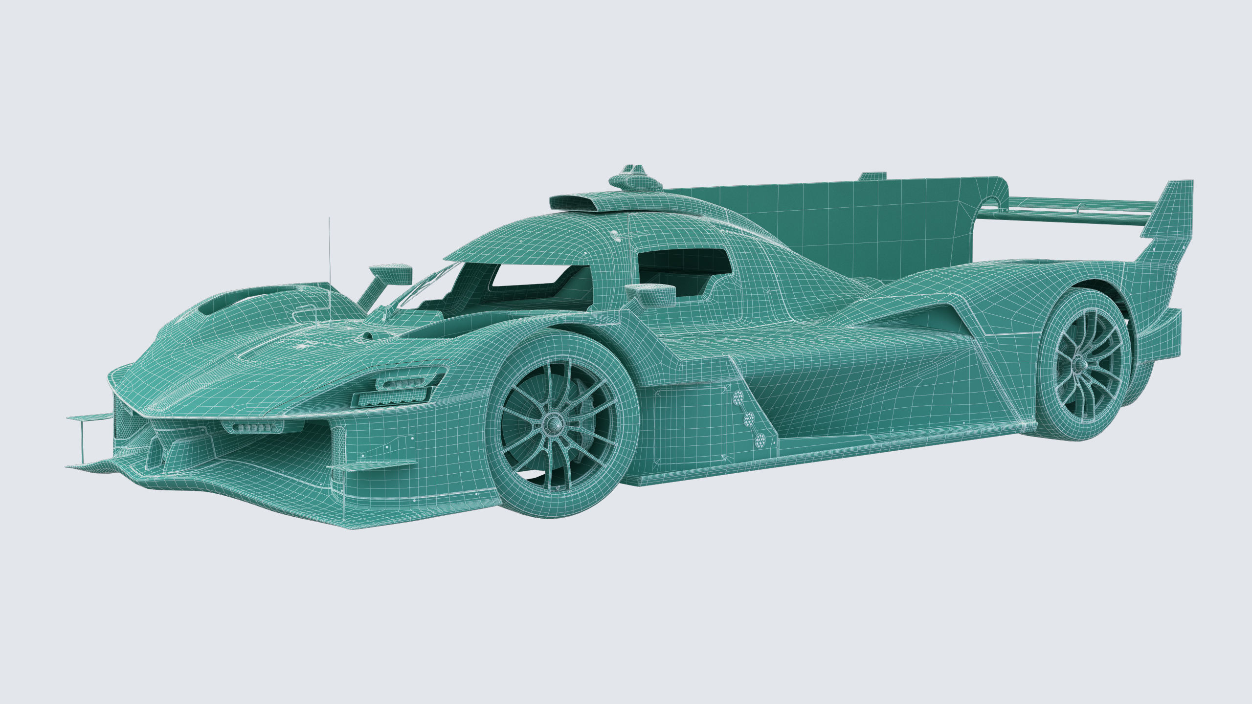 Alpine A424 Lemans 2024 3D model_21