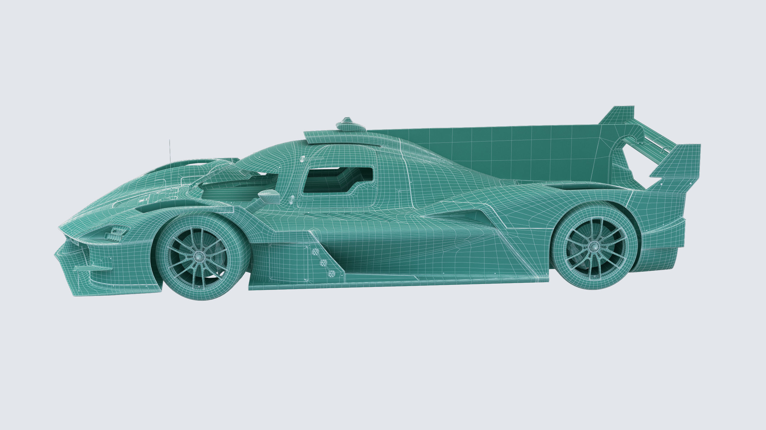 Alpine A424 Lemans 2024 3D model_22