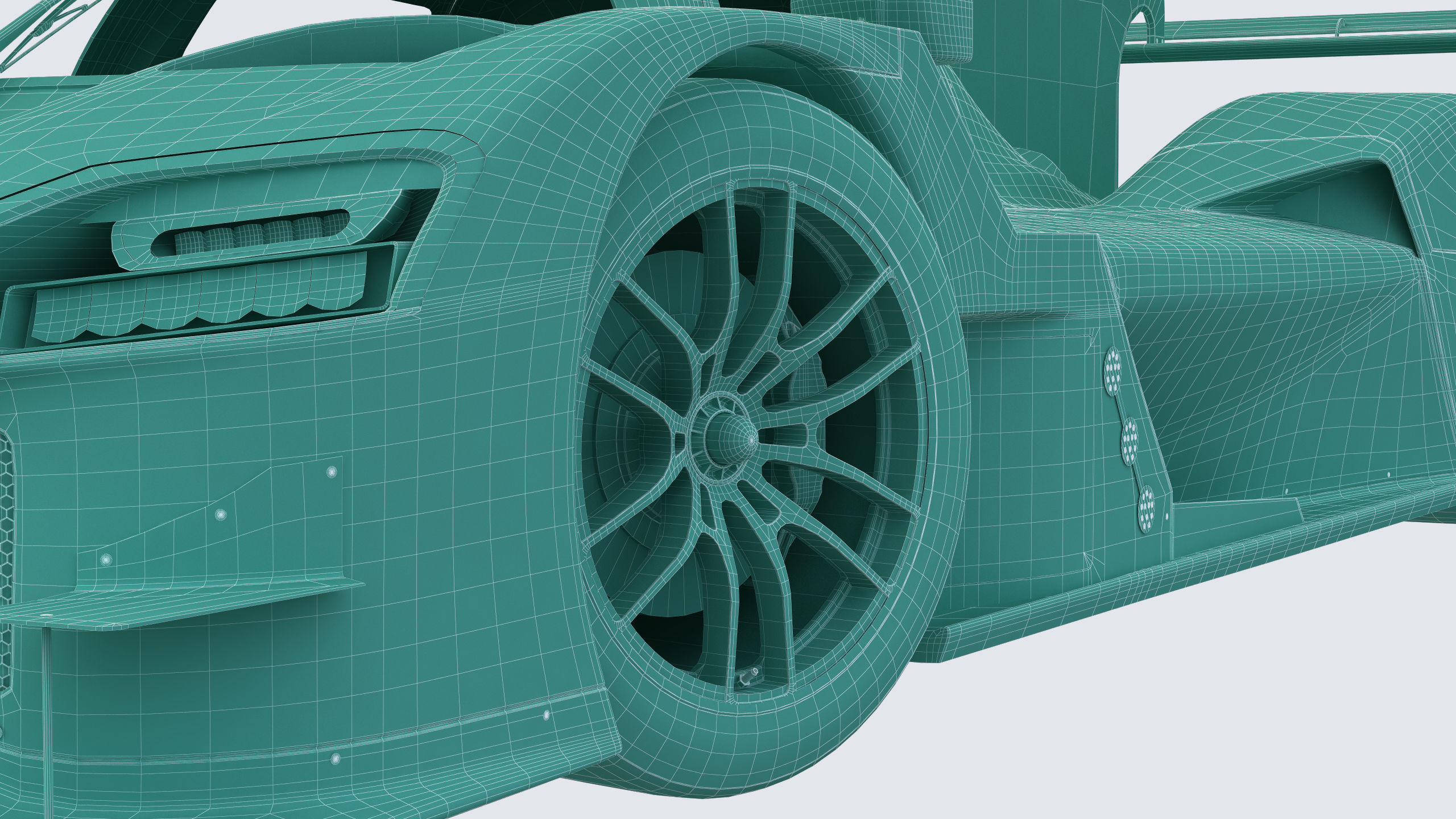 Alpine A424 Lemans 2024 3D model_27