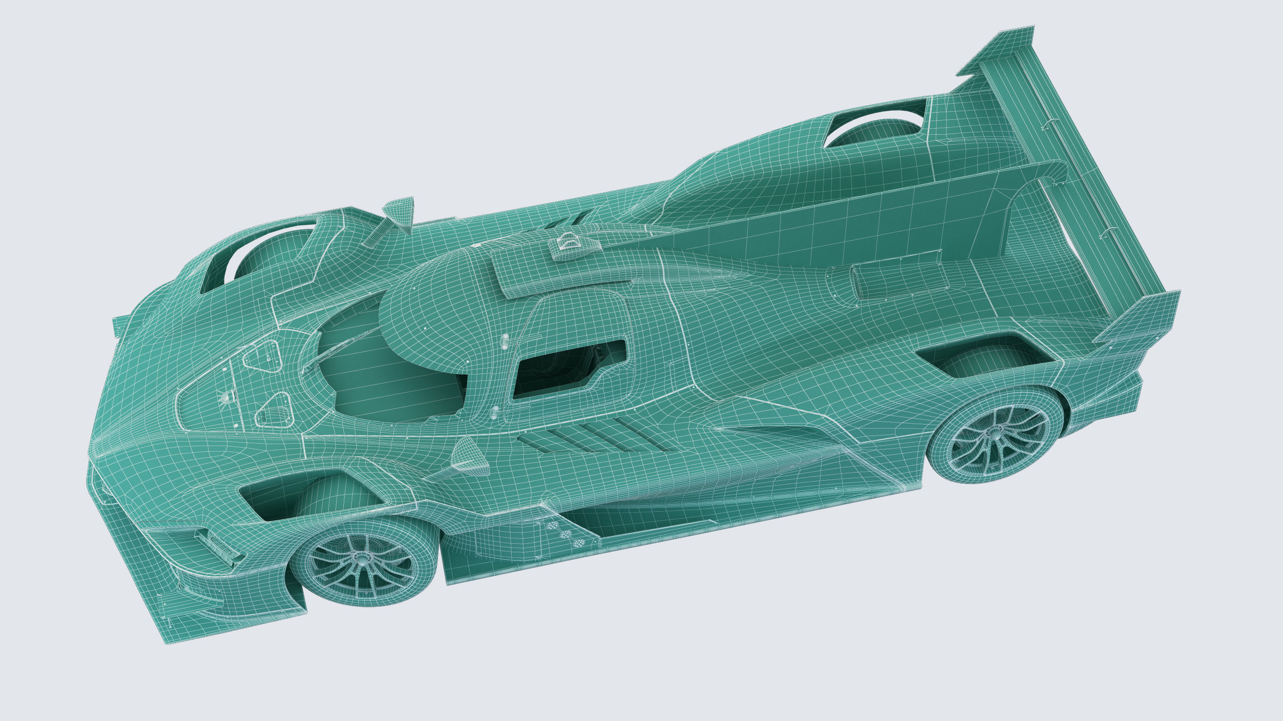 Alpine A424 Lemans 2024 3D model_23