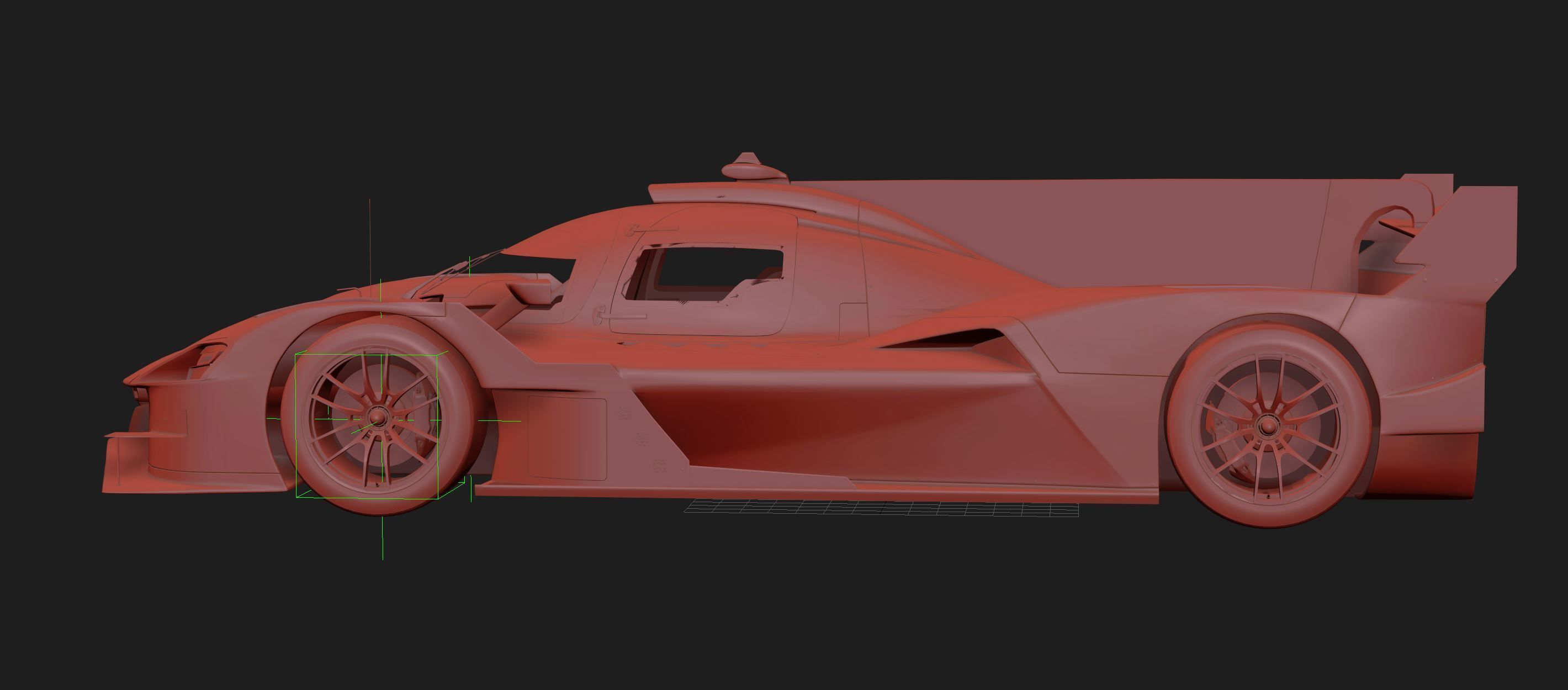 Alpine A424 Lemans 2024 3D model_14