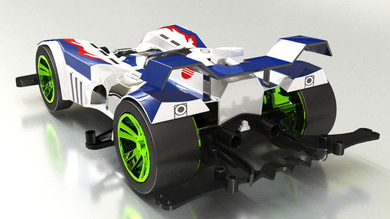 mini4wd 3dmod 3D model_2