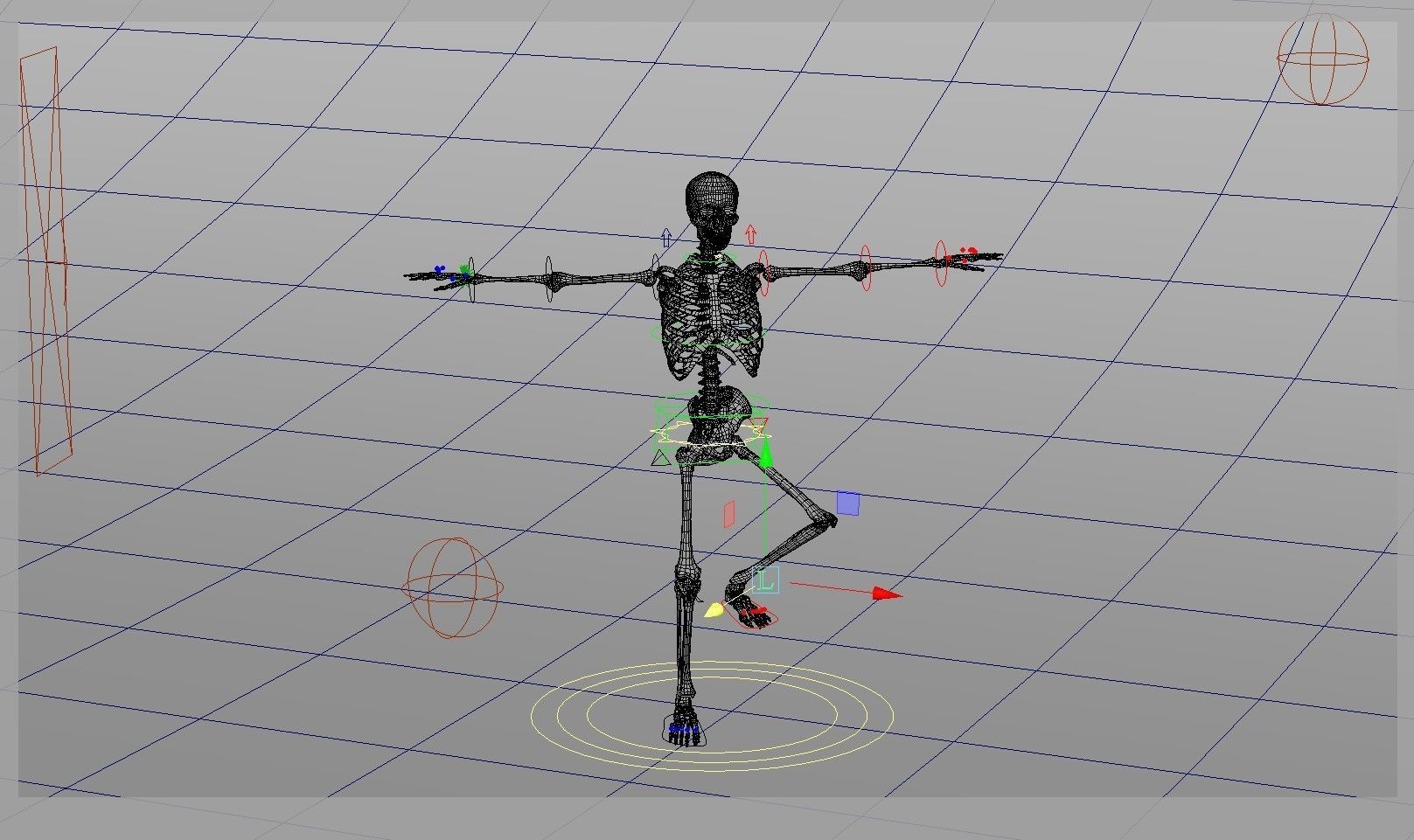 Skeleton Rigging 3D model_11