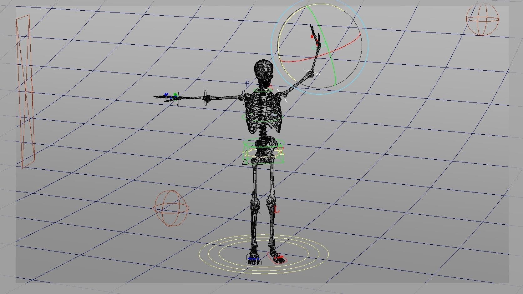 Skeleton Rigging 3D model_10
