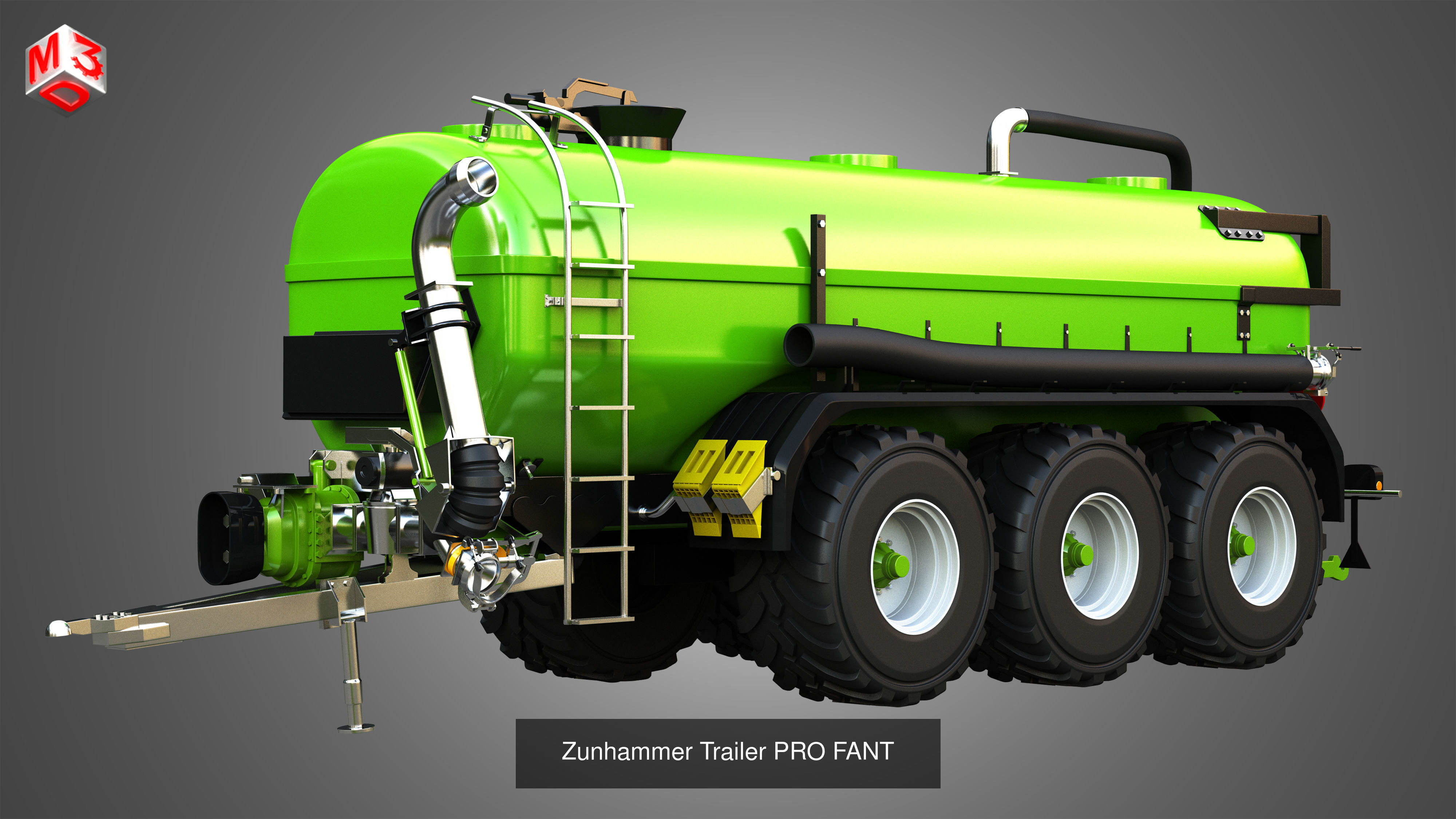 Farming Vehicles and Tools - Package7-Tractors and farming tools 3D Model Collection_12