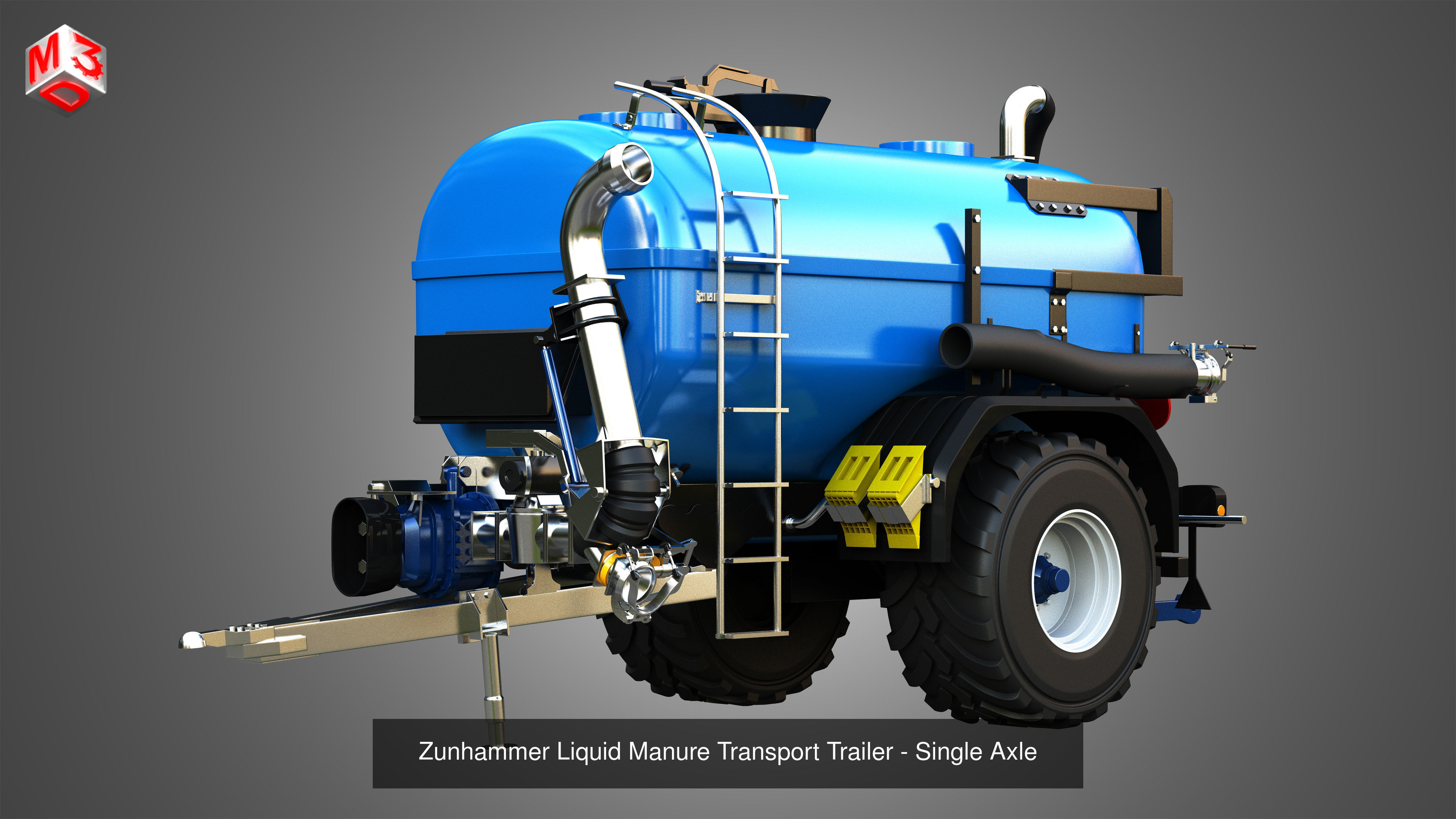 Farming Vehicles and Tools - Package7-Tractors and farming tools 3D Model Collection_11