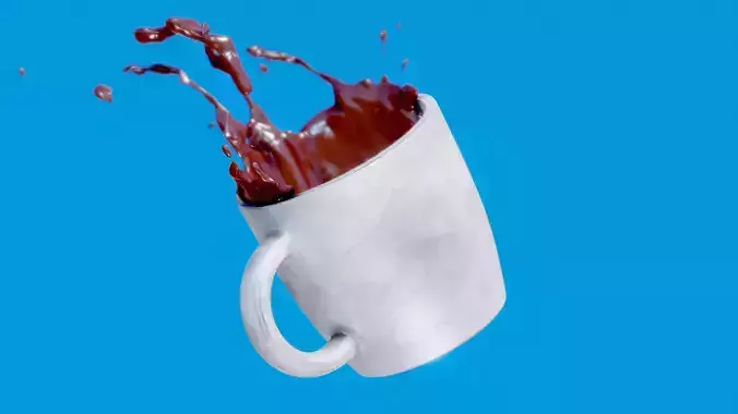 Stylized Morning Coffee Drop OH NO