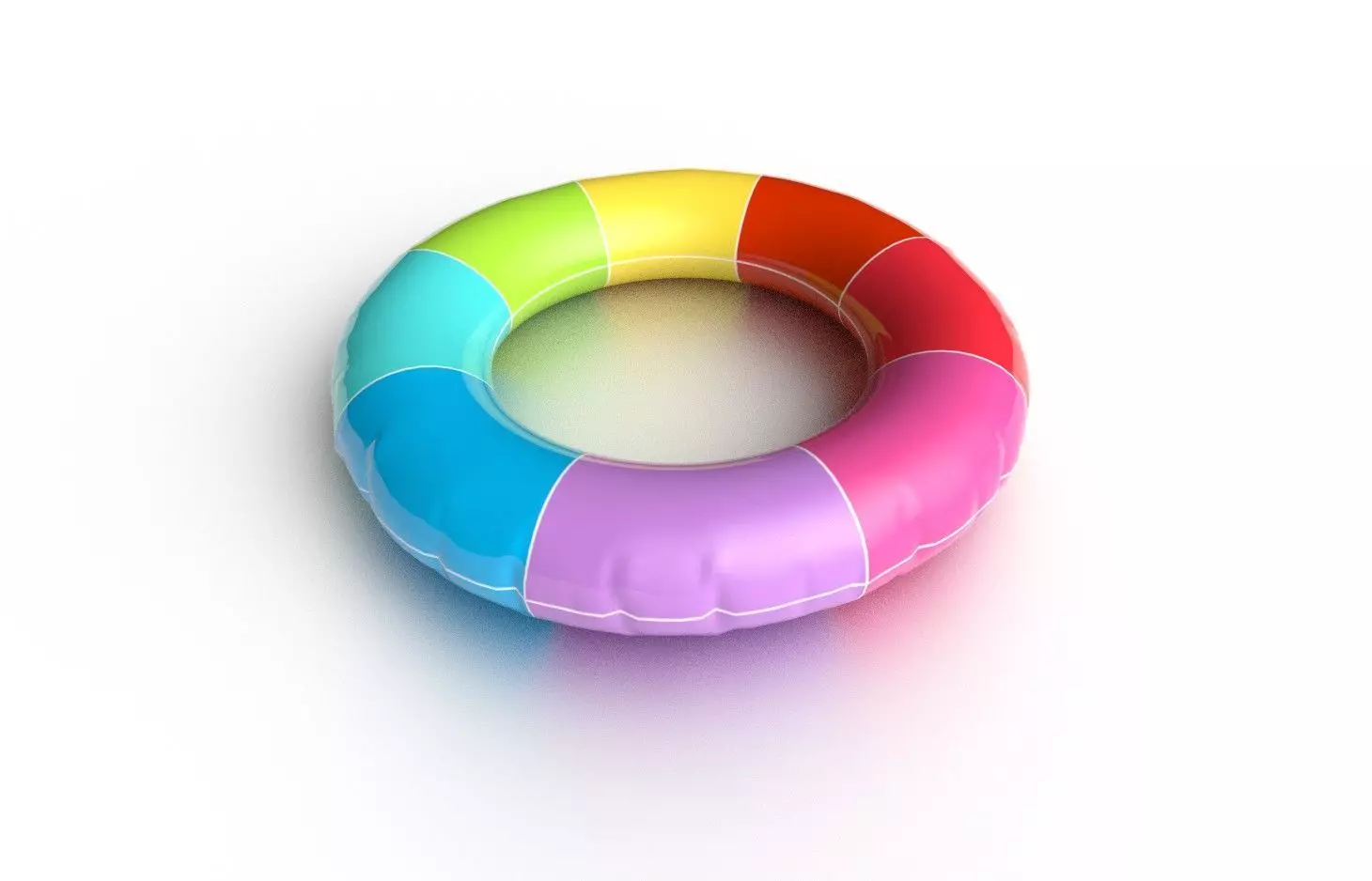 Swimming Ring M01 Low-poly 3D model_0