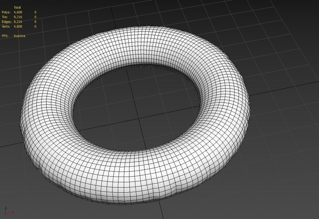 Swimming Ring M01 Low-poly 3D model_5