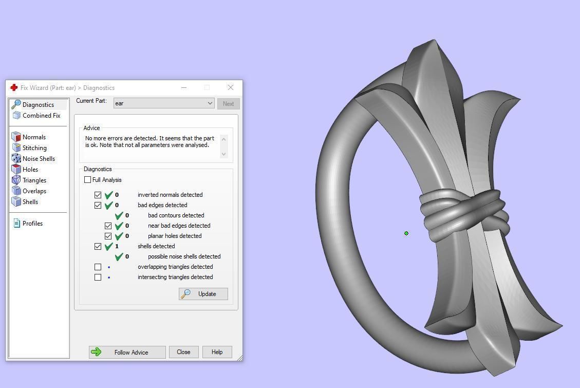 Cross gold 3D print model_20