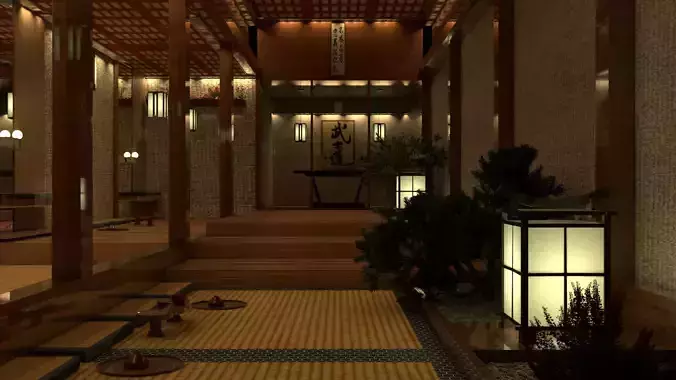 laos Japandi Hallway