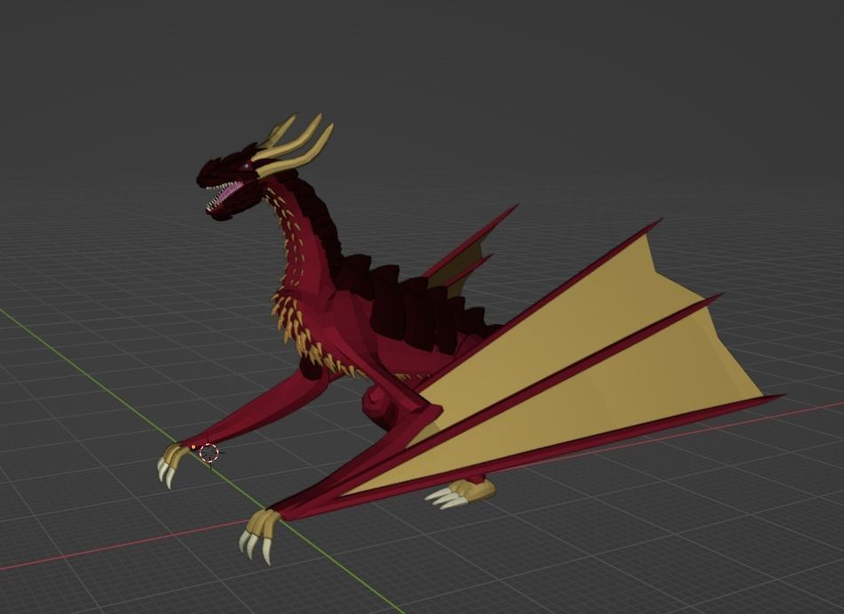 Dragon 3D model_1