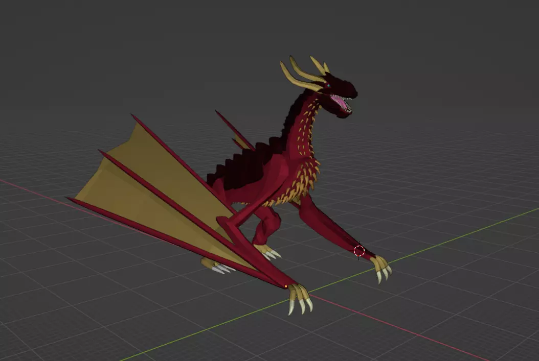 Dragon 3D model_0