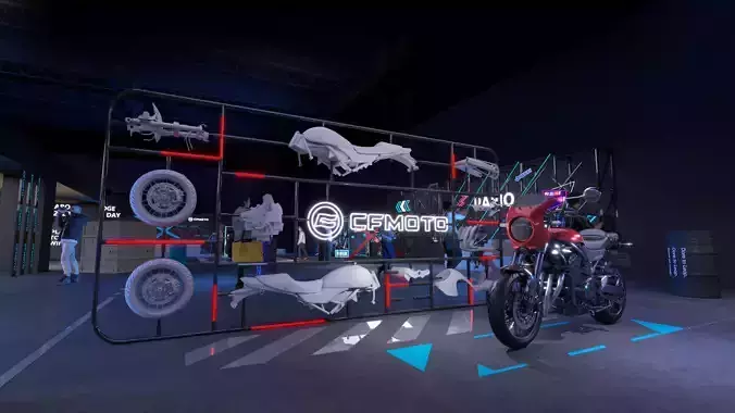 Motorcycle Exhibition booth