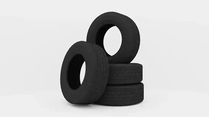 Vehile tire 3d model 
