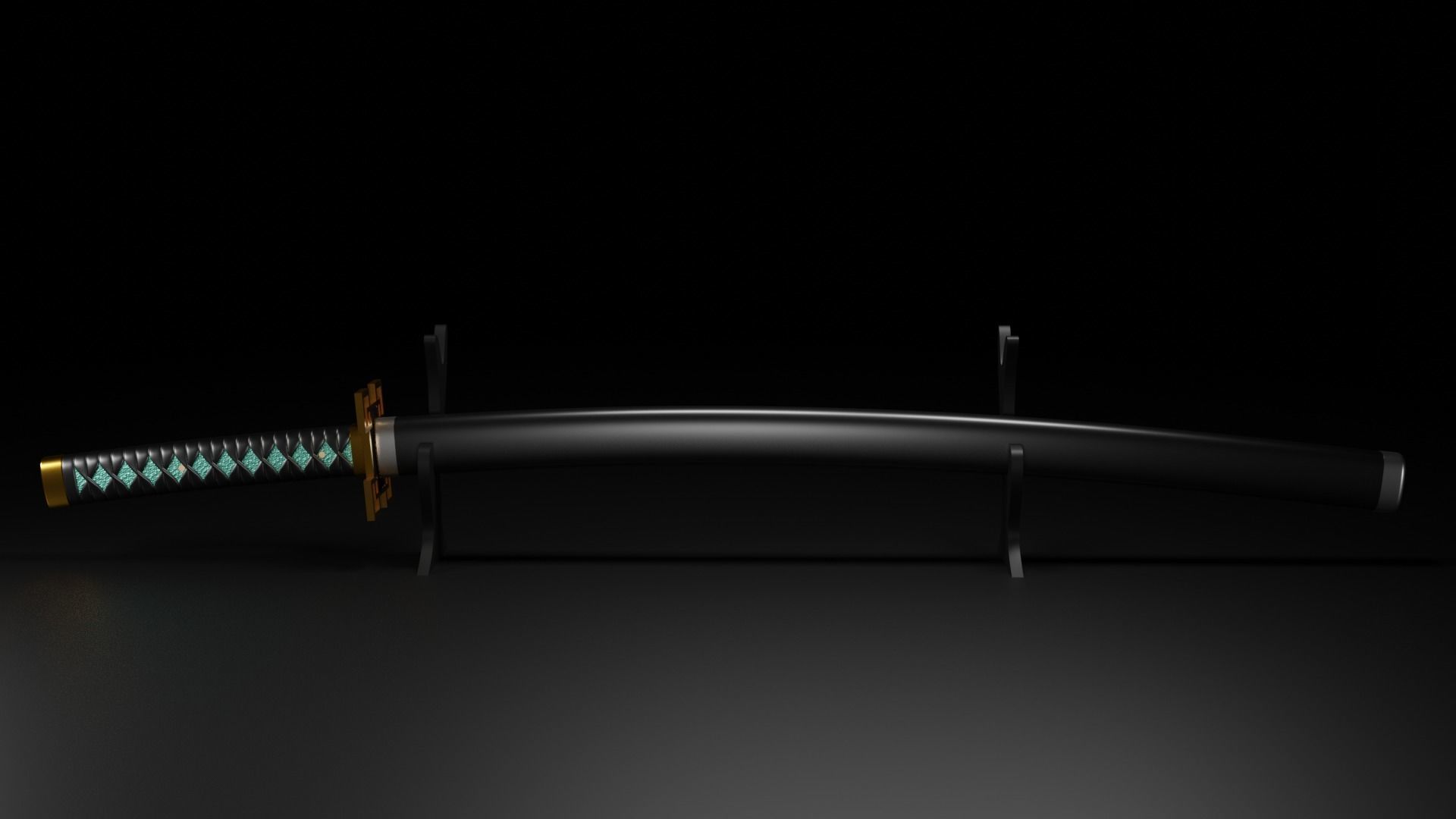 Demon Slayer Swords 3D print model_2