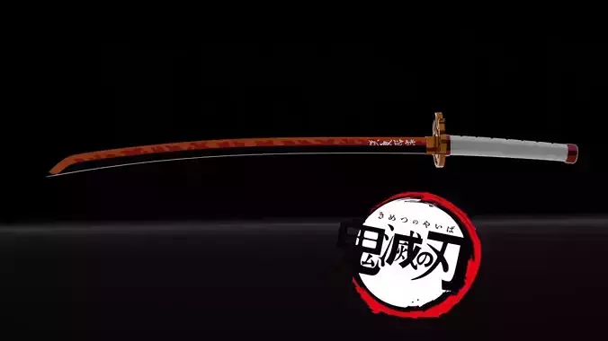 Demon Slayer Swords 3D print model