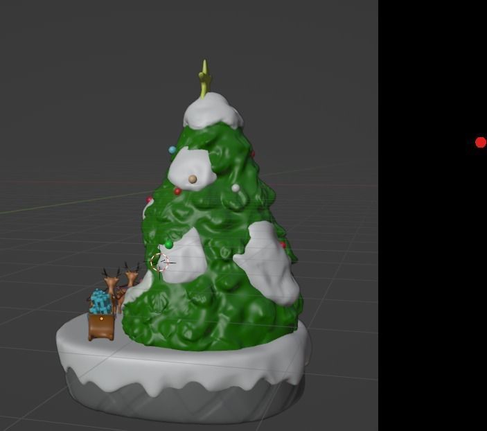 christmas tree and also printable model 3D print model_4