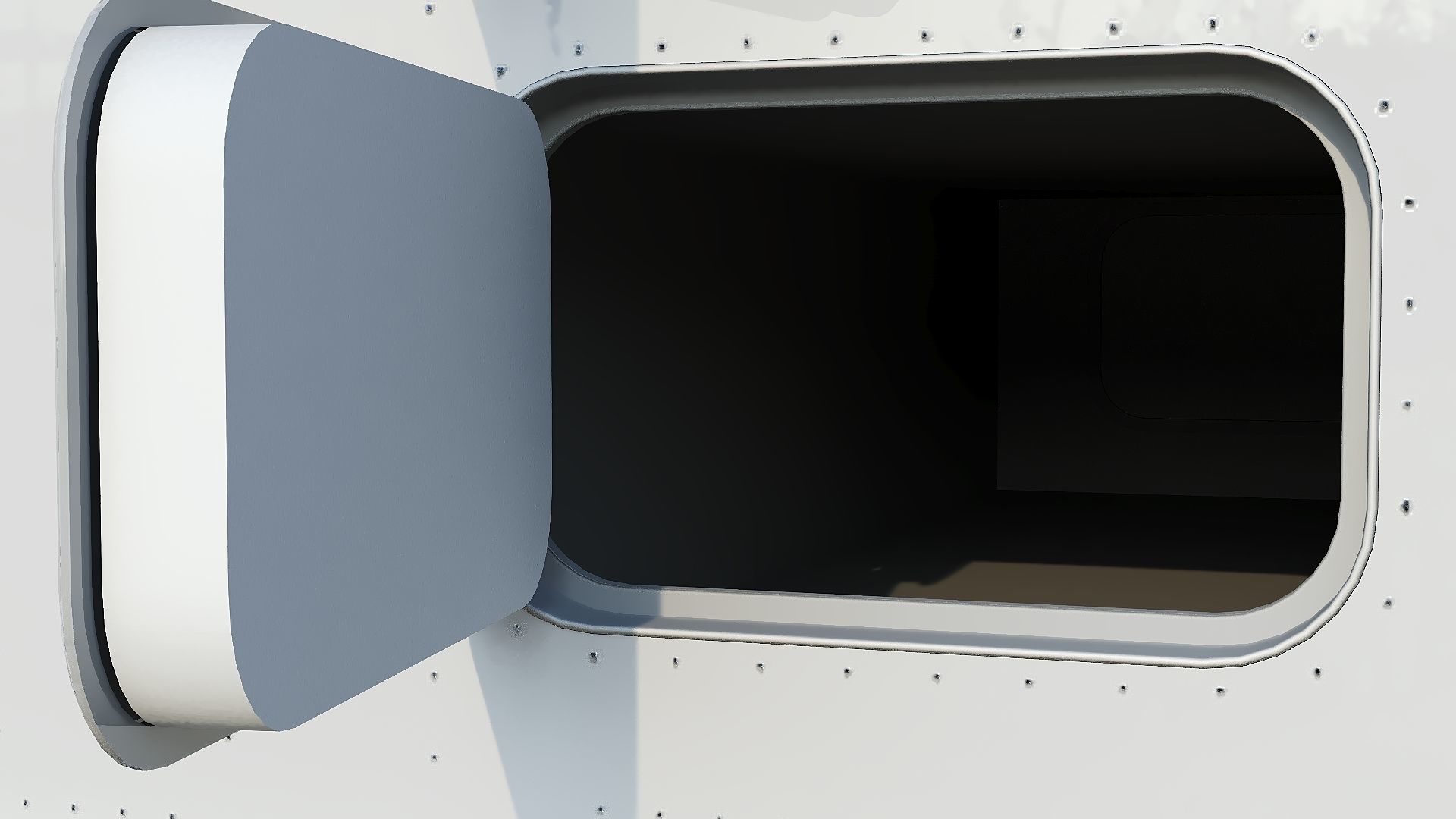 Kenworth T800 Sleeper Semi Truck Low-poly 3D model_33