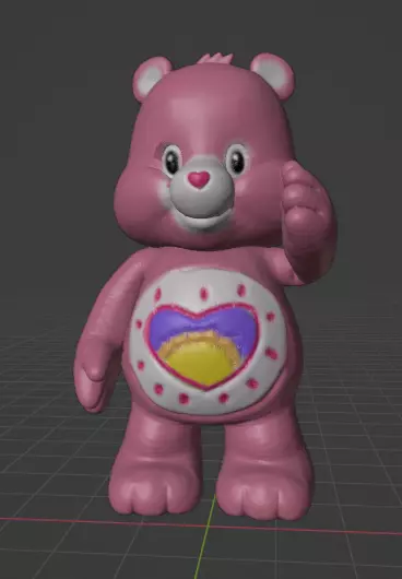 care bear 38 3D print model_0