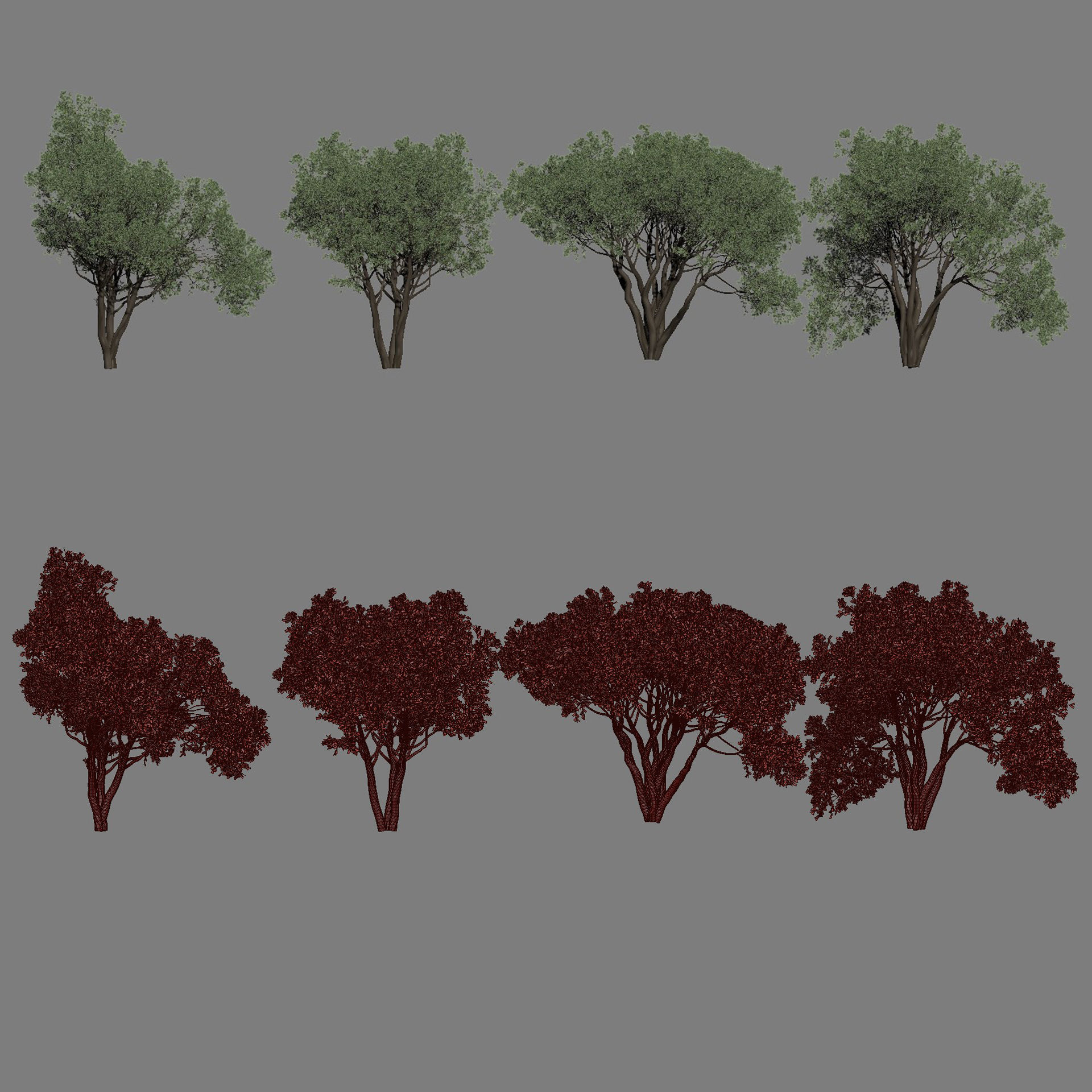 Shrubs Collection vol 243-3DModel 3D model_6
