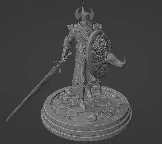 Crucible Knight 3D print model