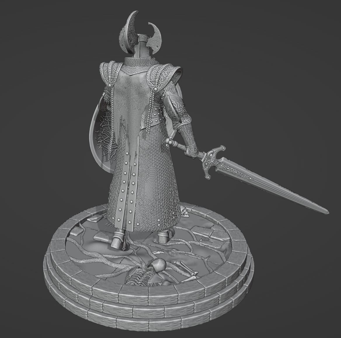 Crucible Knight 3D print model_1