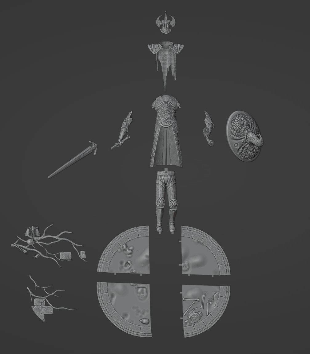 Crucible Knight 3D print model_6