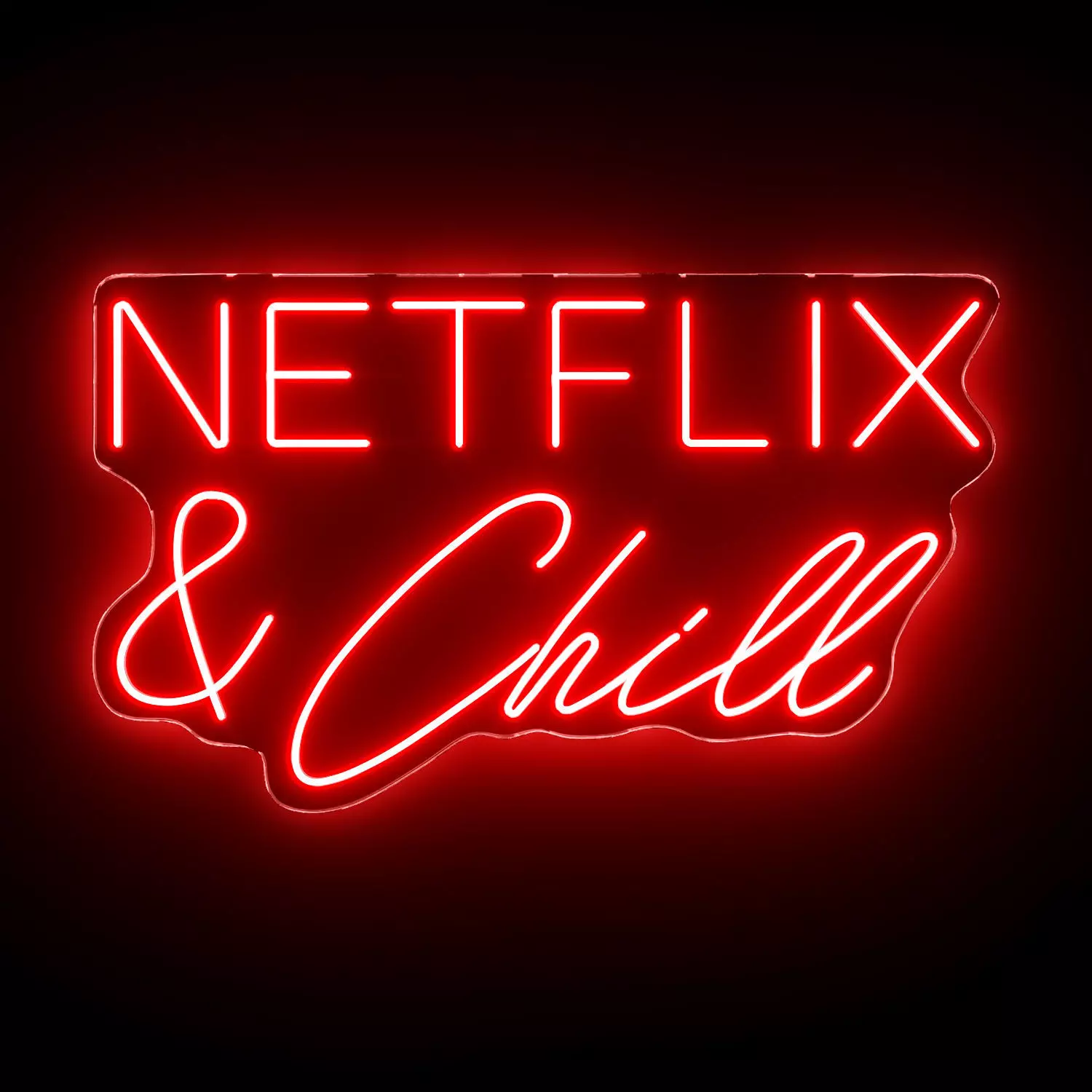 Netflix and Chill Neon Sign 3D model
