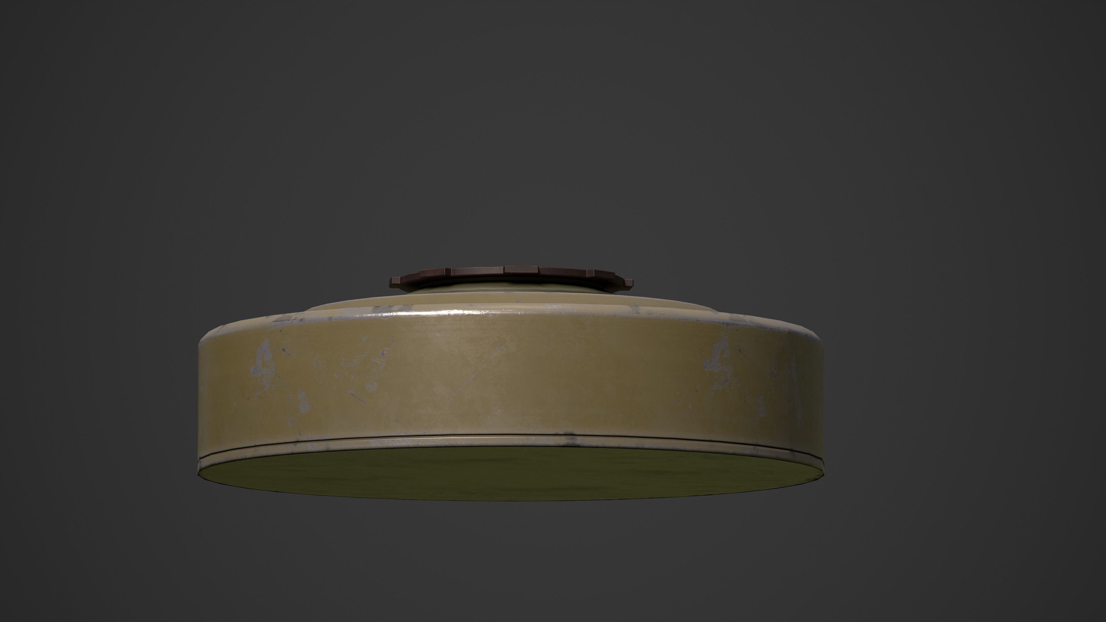 TM-62M AntiTank Landmine Low-poly 3D model_3