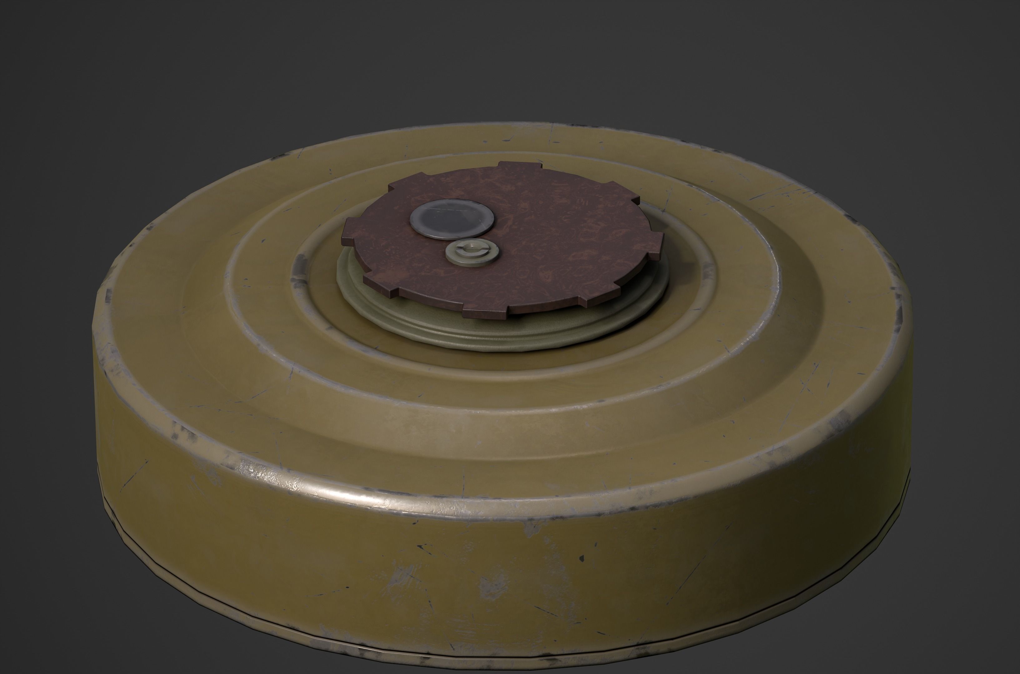 3D model TM-62M AntiTank Landmine VR / AR / low-poly | CGTrader