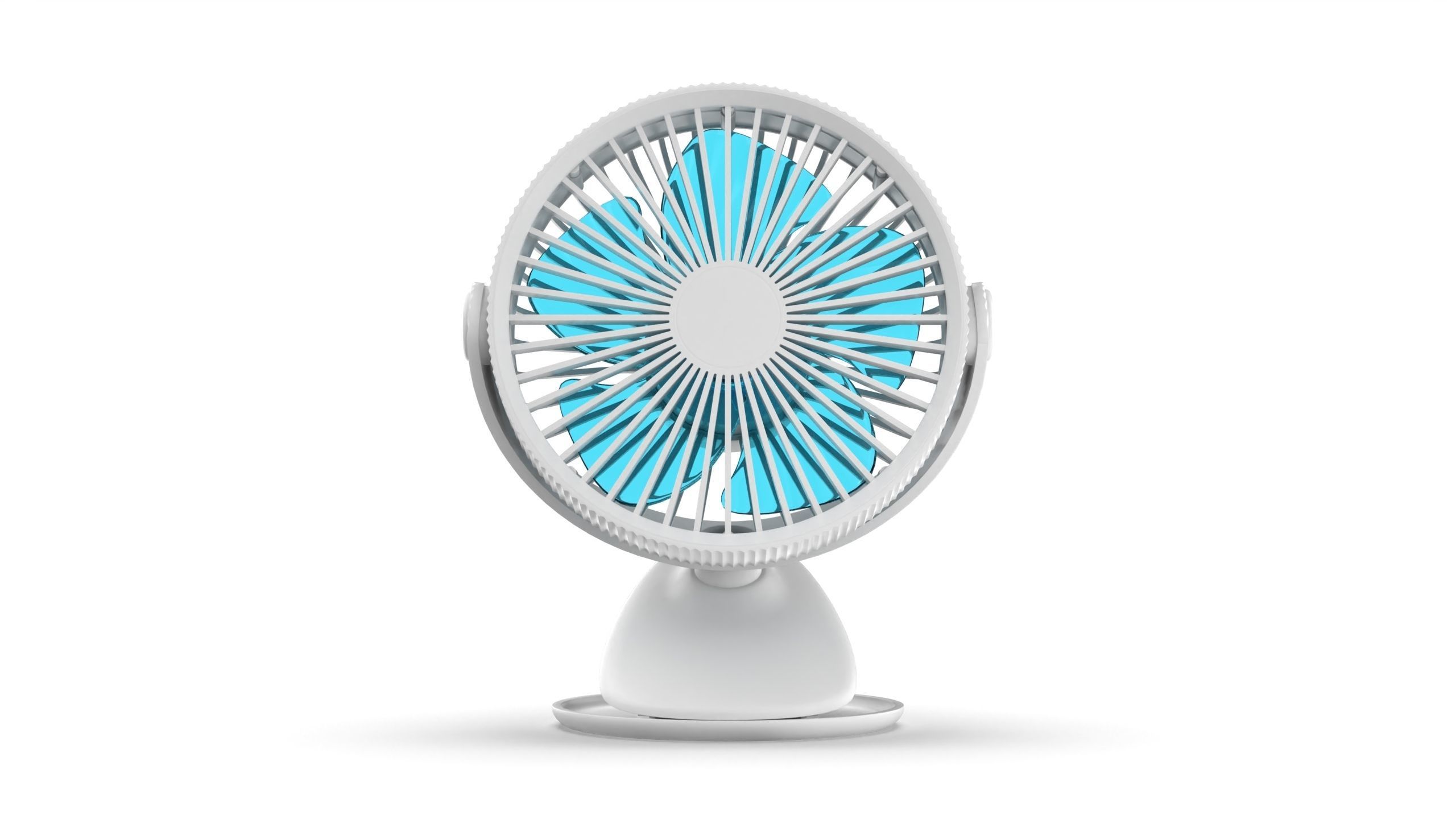Portable Rechargeable Mini Fan 3D model_3