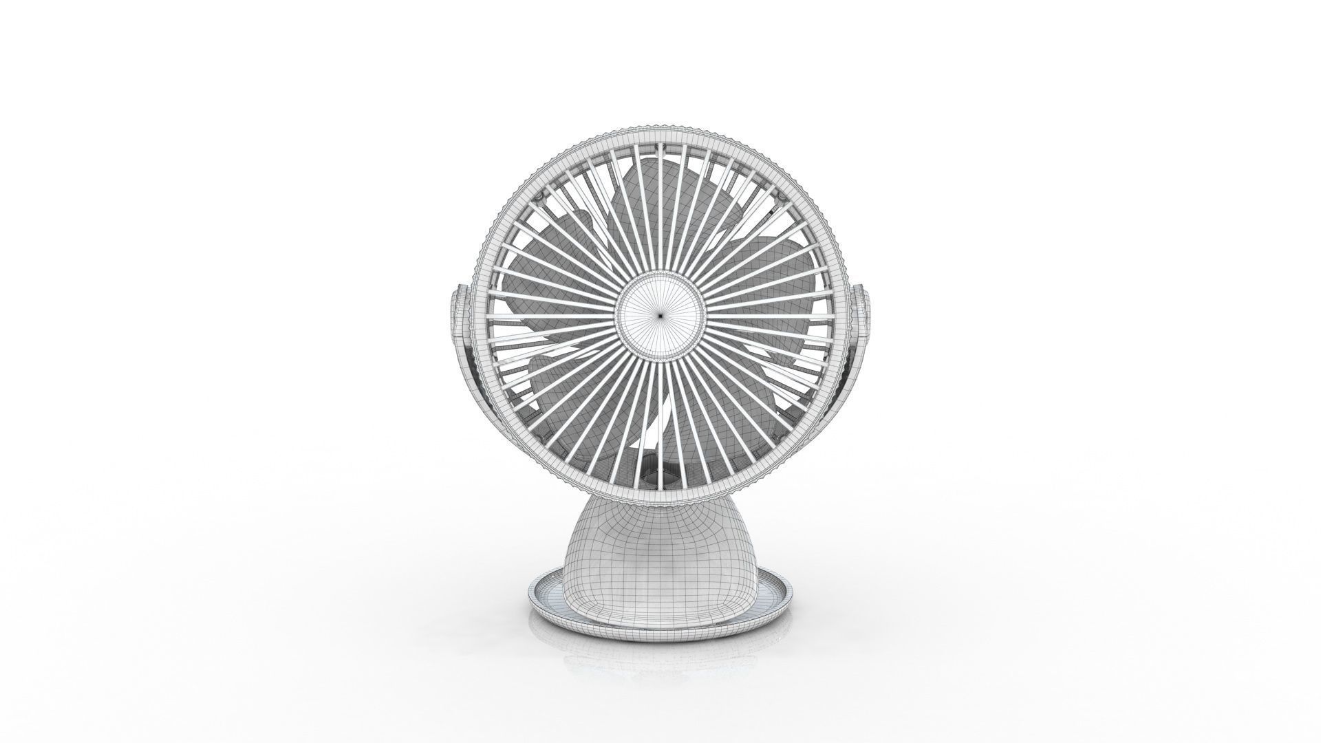 Portable Rechargeable Mini Fan 3D model_13
