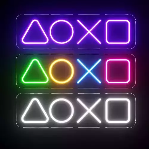 Playstation Neon Sign