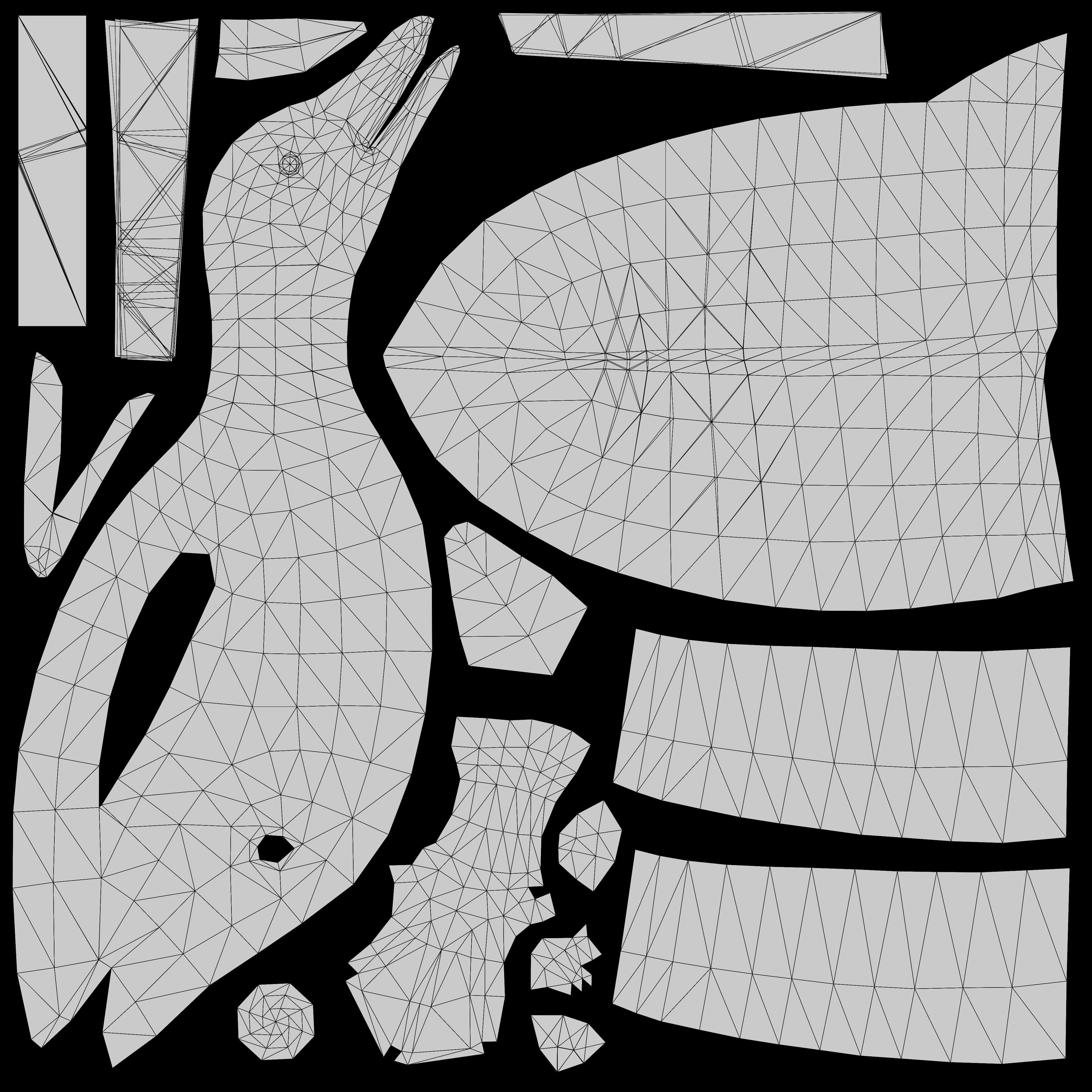 Duck Bird Low-poly 3D model_10