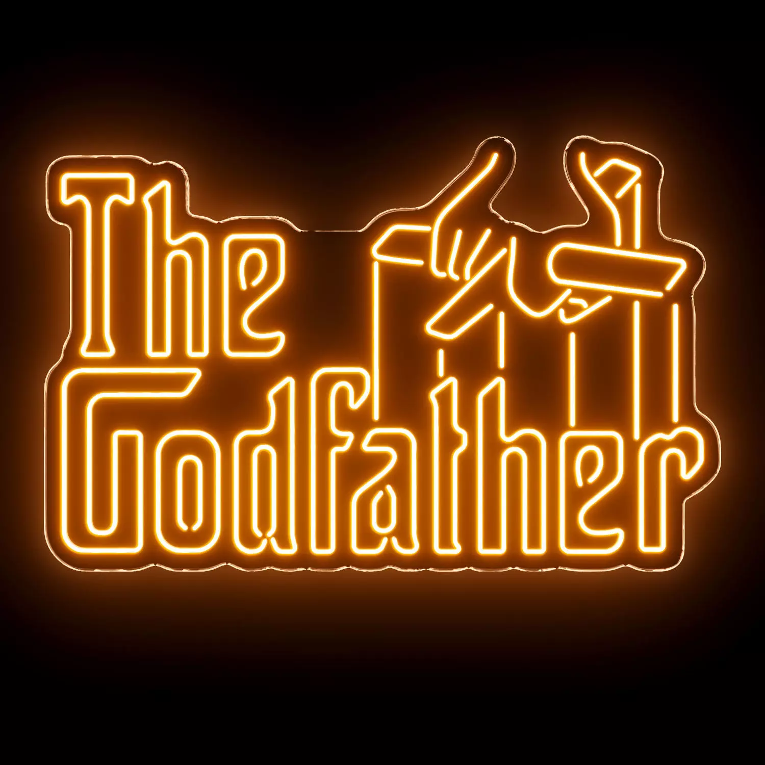 The Godfather Neon Sign 3D model