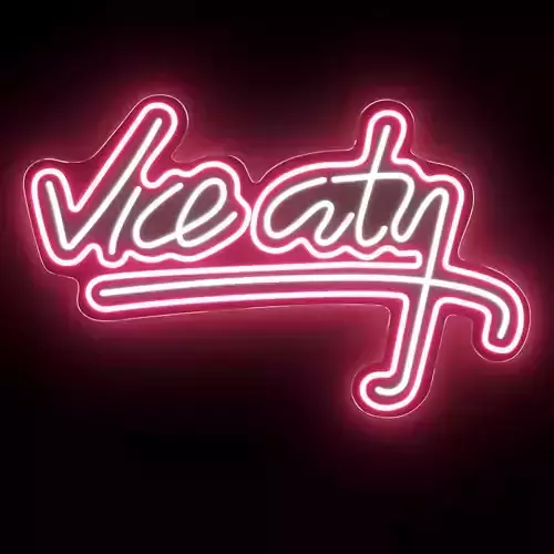 Vice City Neon Sign