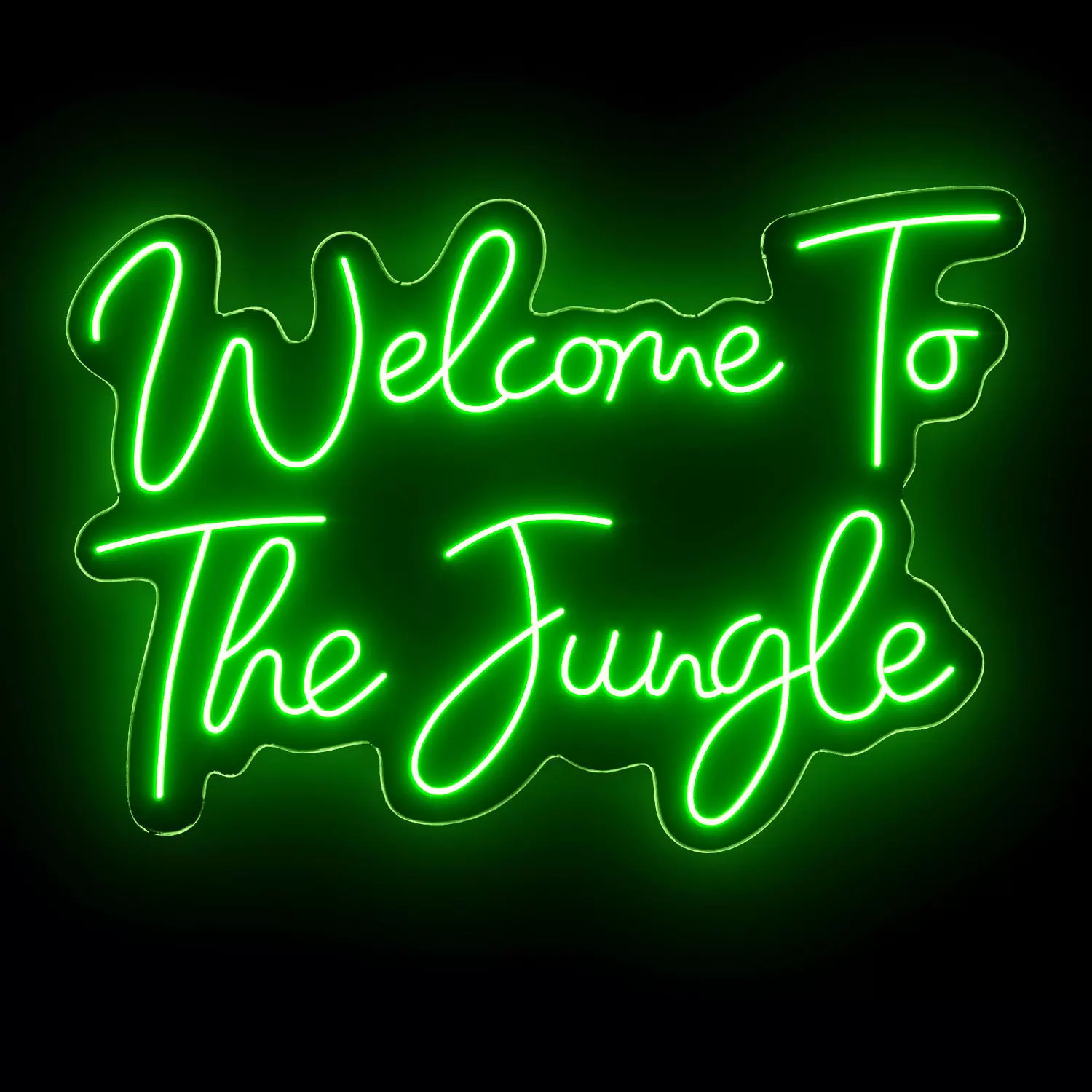 Welcome To The Jungle Neon Sign 3D model